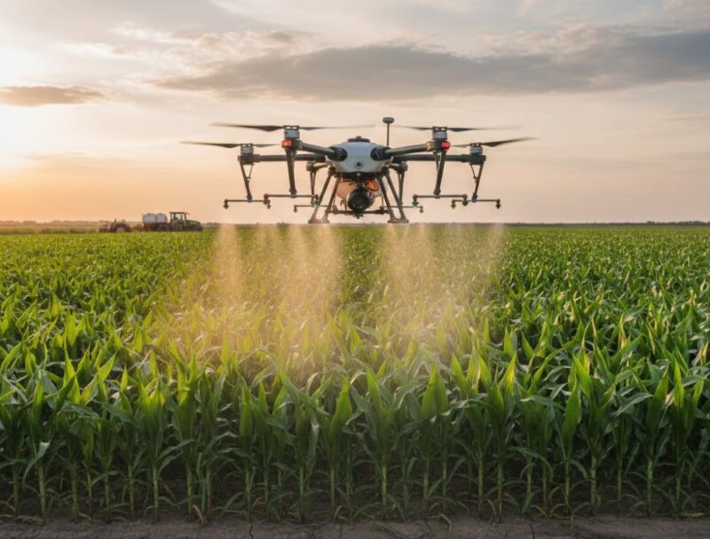 Prksnje useva dronom